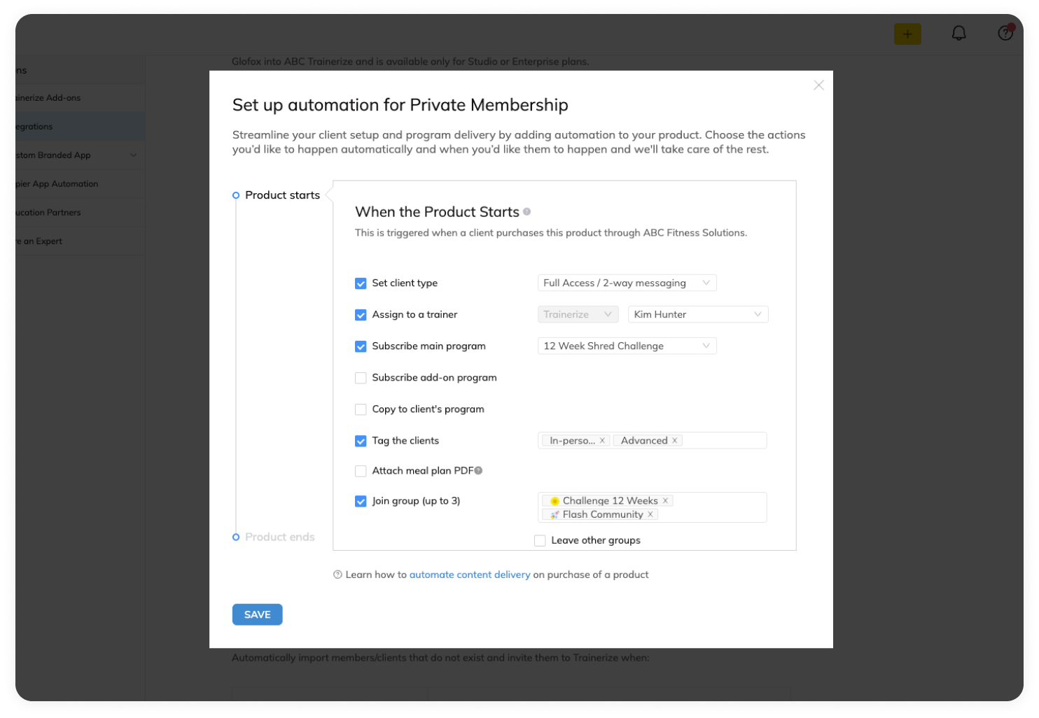 Product Automation